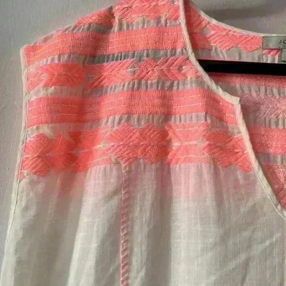 J.Crew embroidered tunic